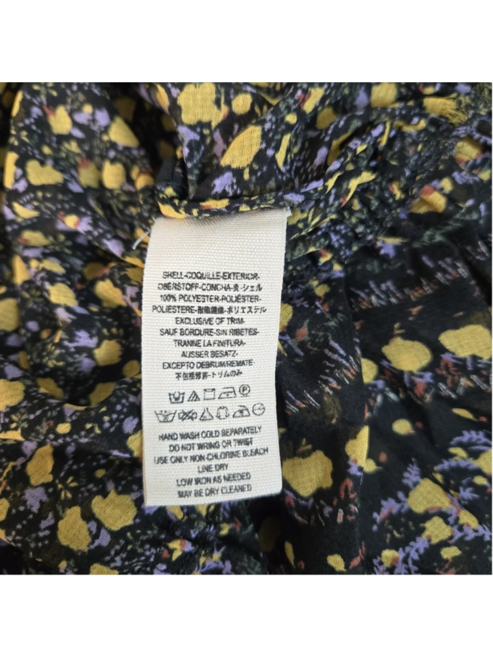 Free People Womens Floral Sheer Beaded Top Medium Festival Boho Indie Stretch